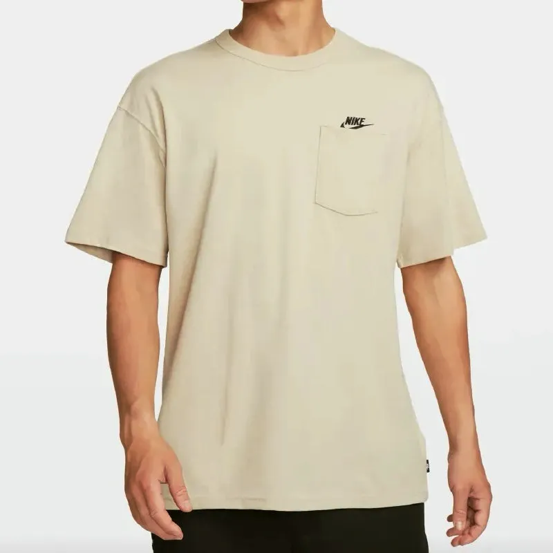 Nike Drop Shoulder Sleeve T-Shirt Men's Brown-2