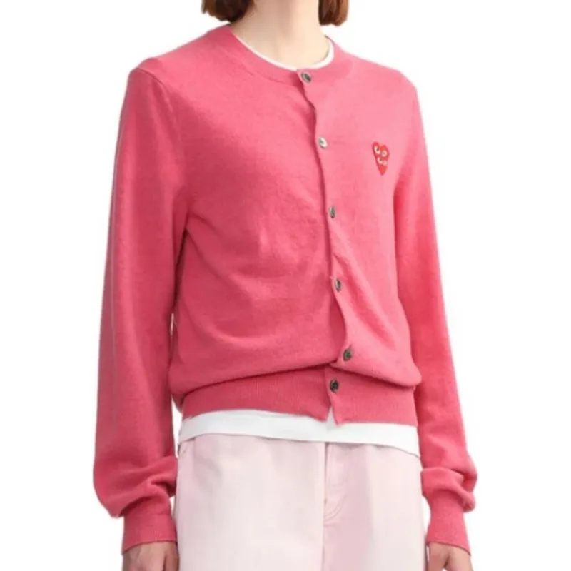 CDG Play Knitwear Women's Pink-4