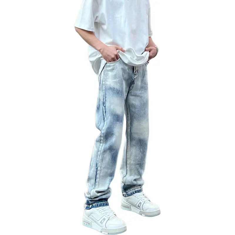 NHZN Jeans Unisex Sky Blue-8