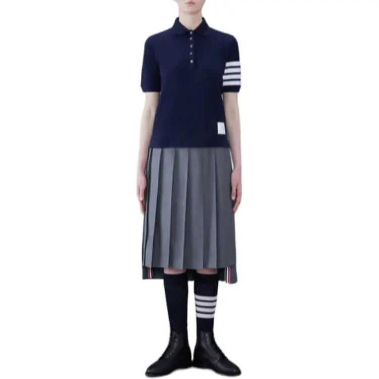 THOM BROWNE 4 Bar Stripe 2003 print Polo Shirt-2
