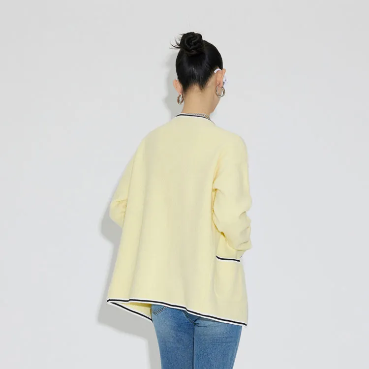 Bebe SS23 Sweaters Women's Light Yellow-1