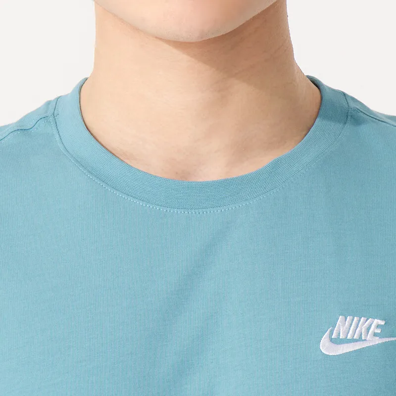Nike T Shirts Men Blue-4