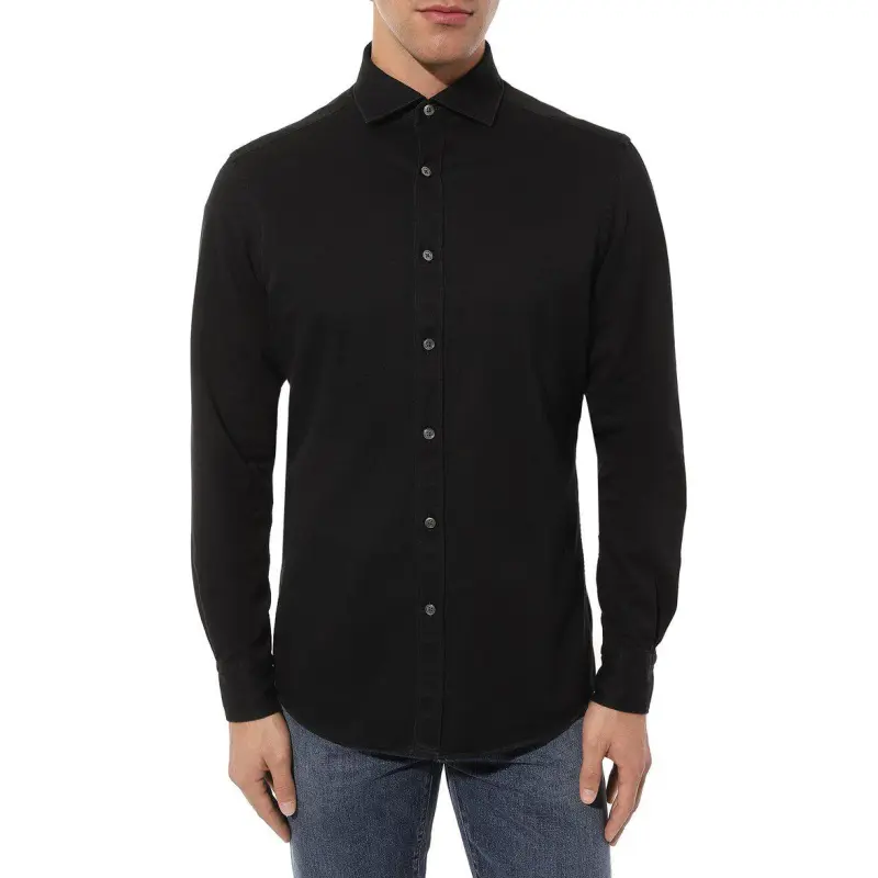 Ermenegildo Zegna Shirts Men Black-2