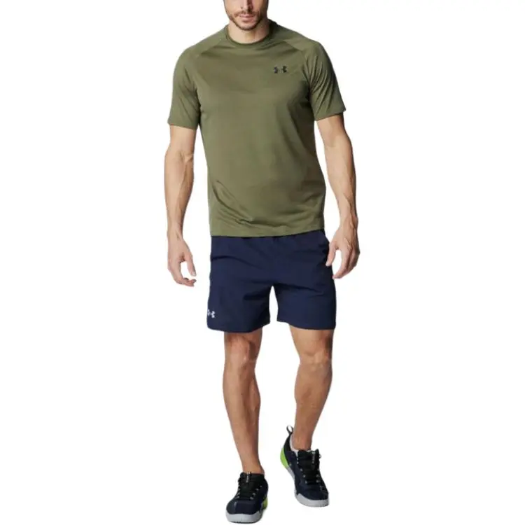 Under Armour Tech 2.0 SS25 T Shirt Men's Army Green-2