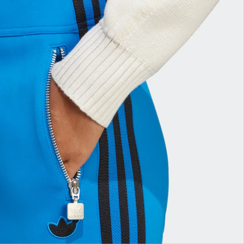 Adidas Originals Blue Version Collection Knitted Sports Pants Women's Blue-5