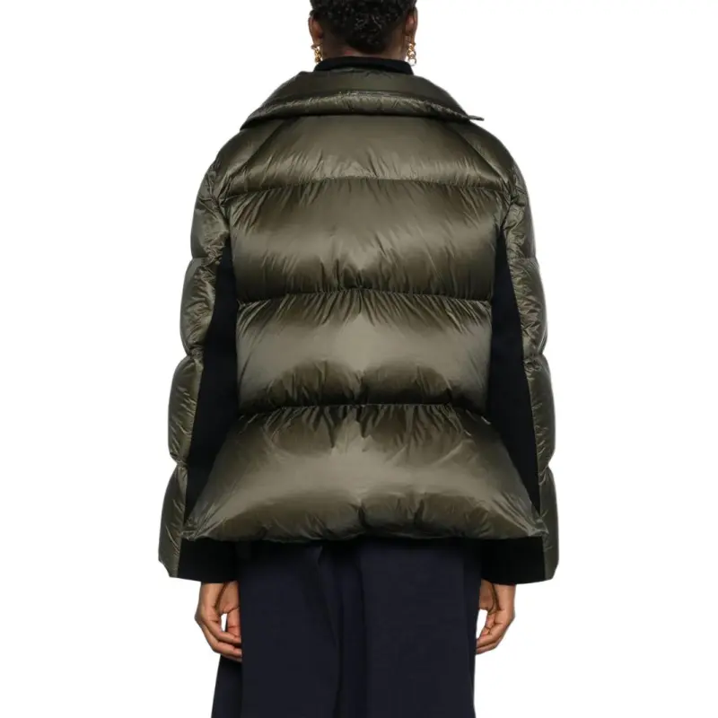 Sacai Ripstop Padded Jacket 'Khaki/Navy'-3