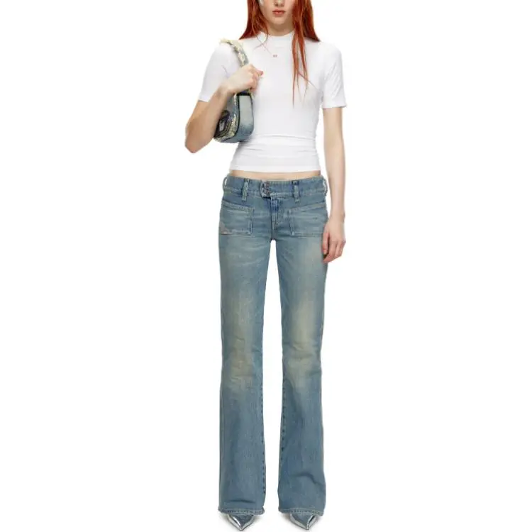 DIESEL D Hush Bootcut Flared Jeans-2