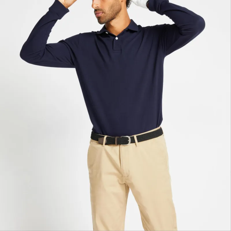 DECATHLON INESIS MW500 Polo Shirt Men's Blue Black-2