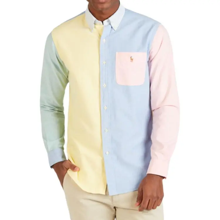 Polo Ralph Lauren Oxford Colour block Cotton Shirt-3