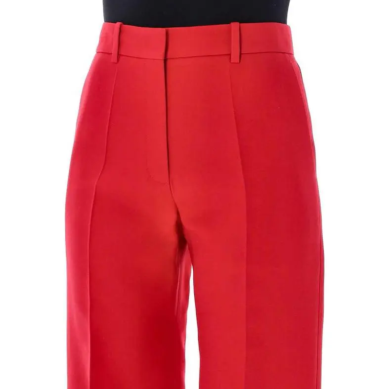Valentino Crepe Couture High Waist Trousers-3