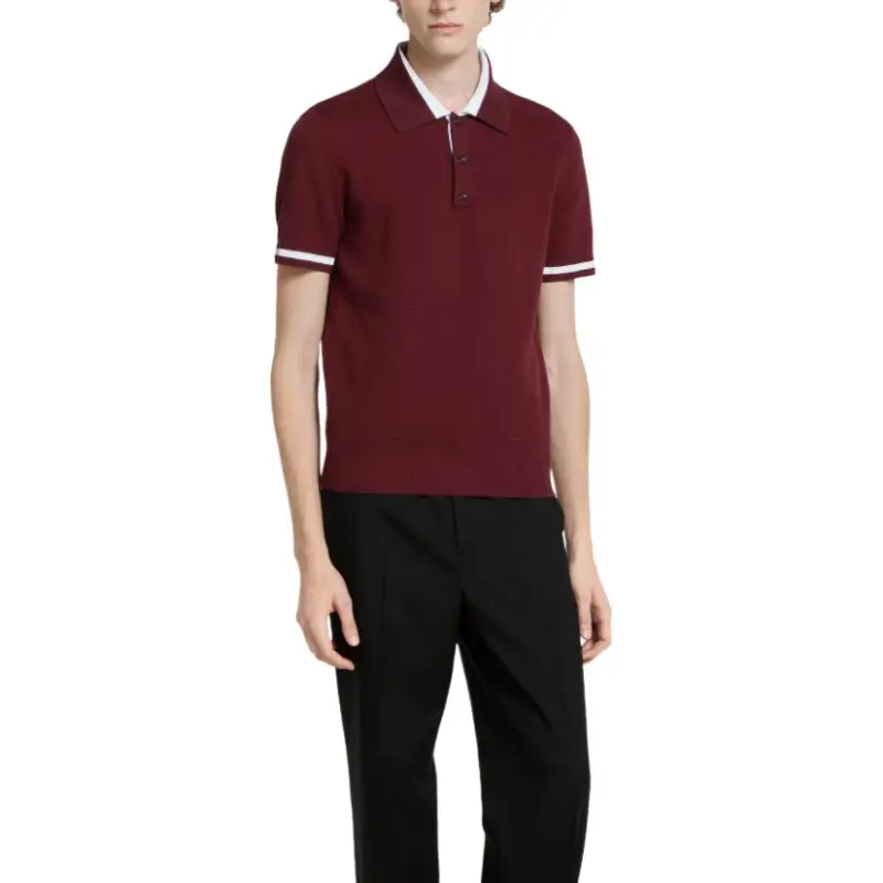 GUCCI Polo Shirts Men Red-2