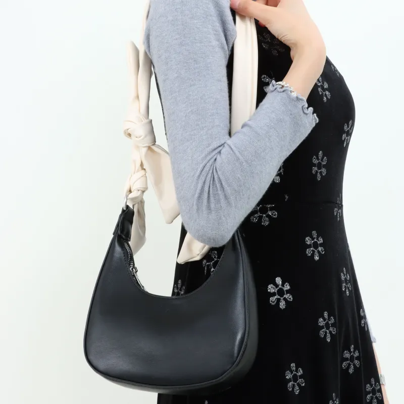 OTA PU Handbag Shoulder Bag Regular Women's Black-4