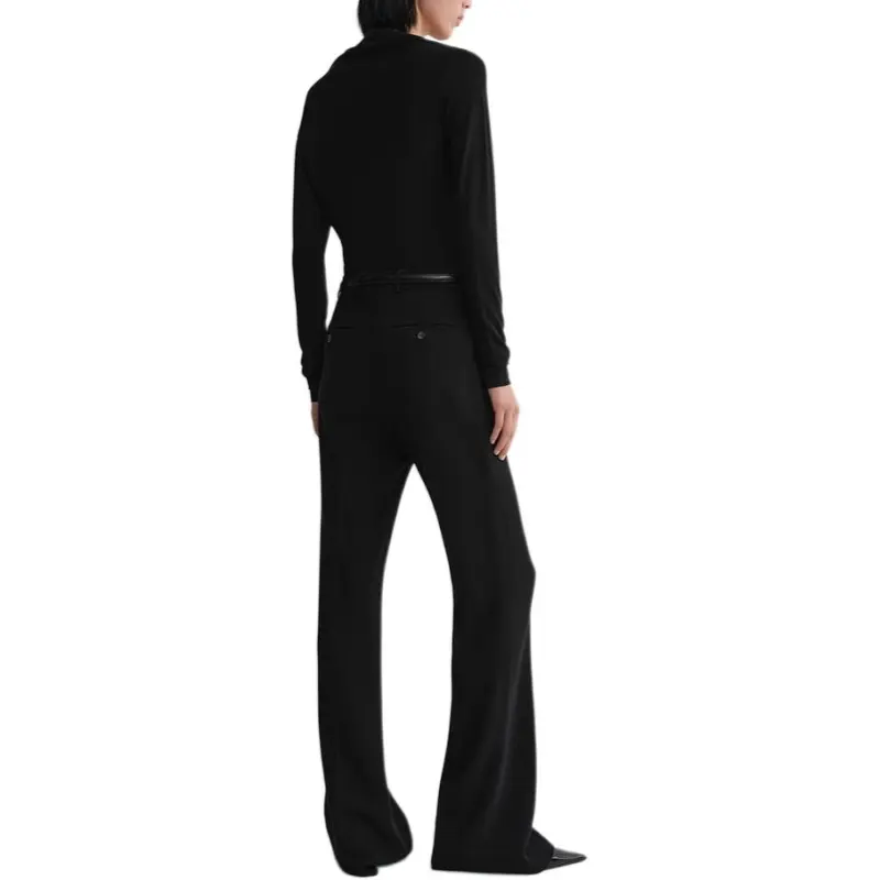 TOTEME Long Sleeved Asymmetric Neck Top-3