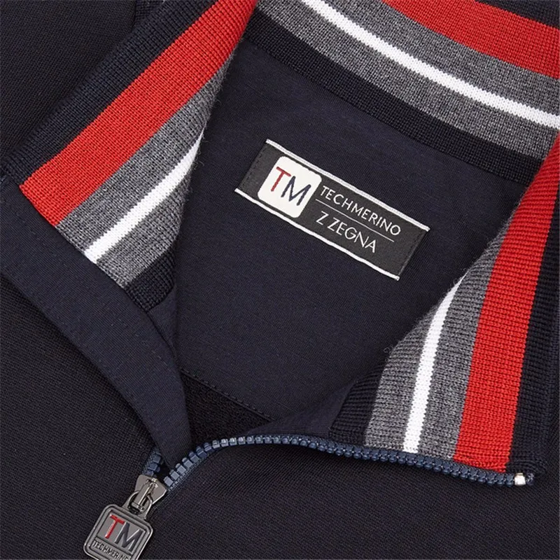 Zegna Jackets & Coats Men's Marine Blue-4