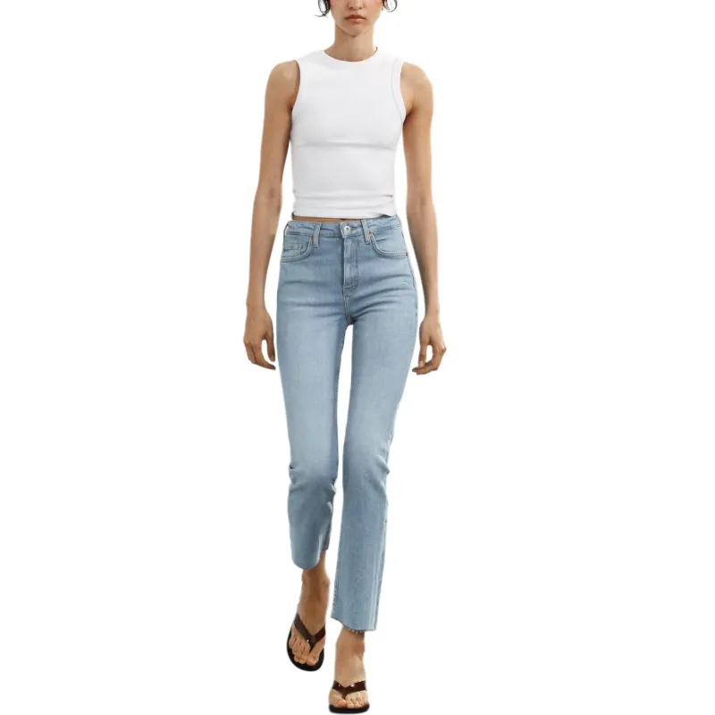 ZARA Trf Jeans Women's Light Blue-2