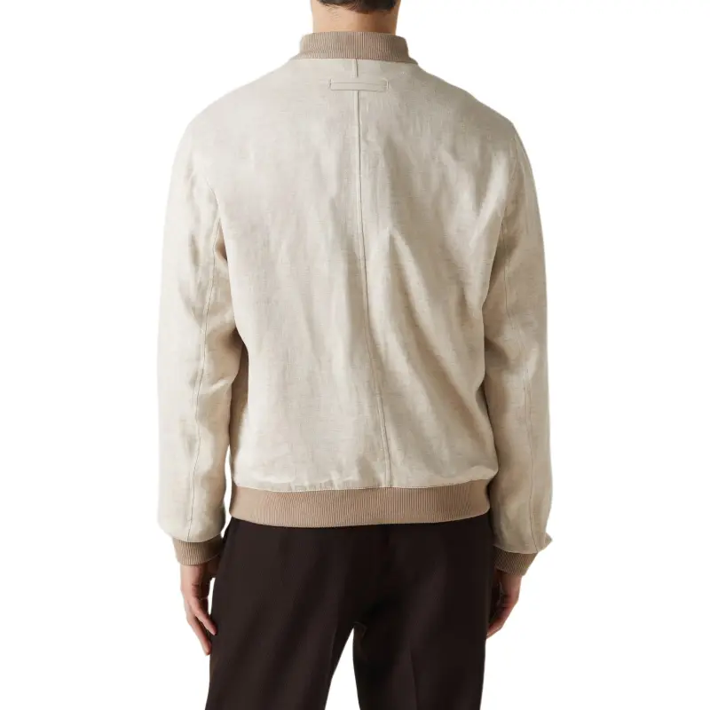 Ermenegildo Zegna Zipped Bomber Jacket-3