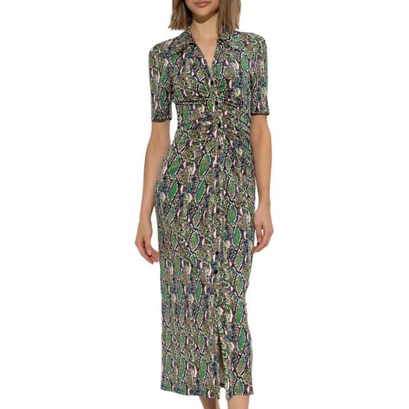DVF Diane Von Furstenberg Zoey Printed Midi Dress-1