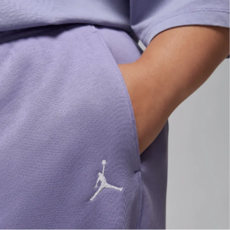 Jordan Brooklyn Fleece Knitted Sports Pants Women's Light Purple-2