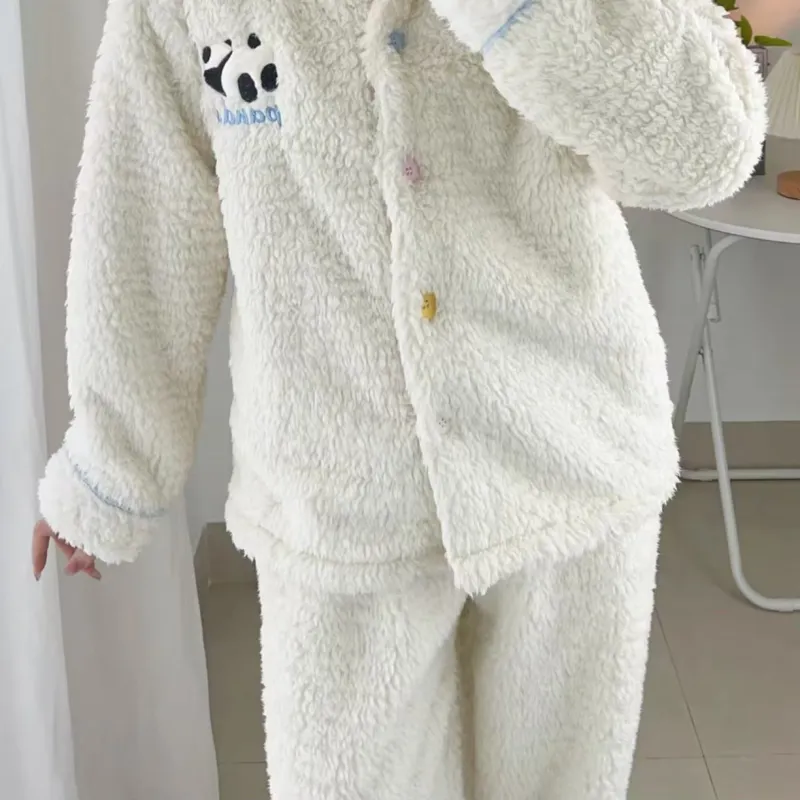 WANANNI Pajama Set Women's White-2