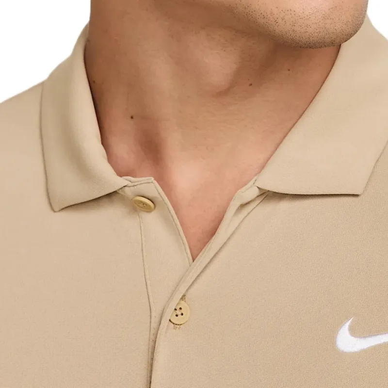 Nike CourtDri Fit T Shirt Men's Apricot Tea Brown-3