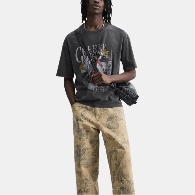 ZARA T Shirts Men Dark Taupe-3