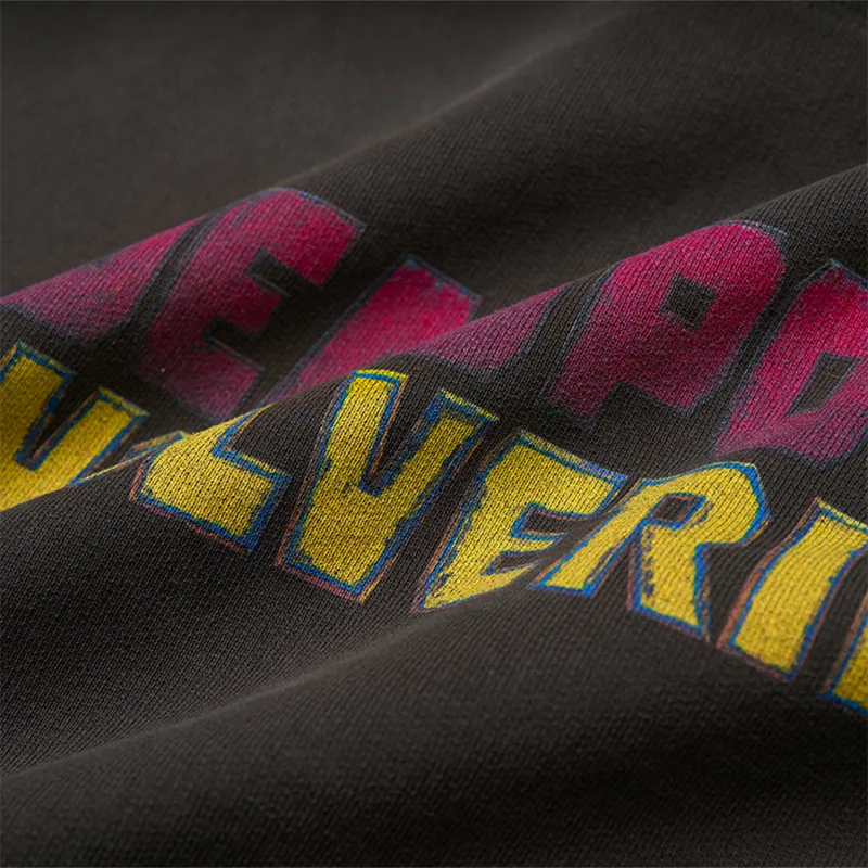 VESSEL X MARVEL Collaboration Collection T Shirt Unisex Black-3