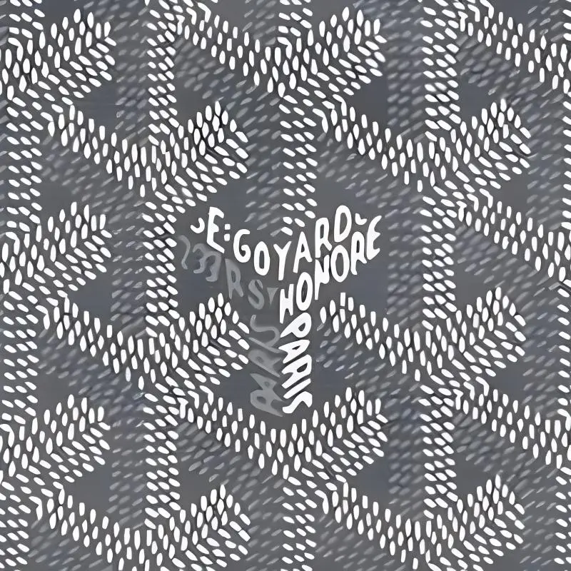 GOYARD Canvas With Calfskin Key Pouch Nano Unisex Gray-2