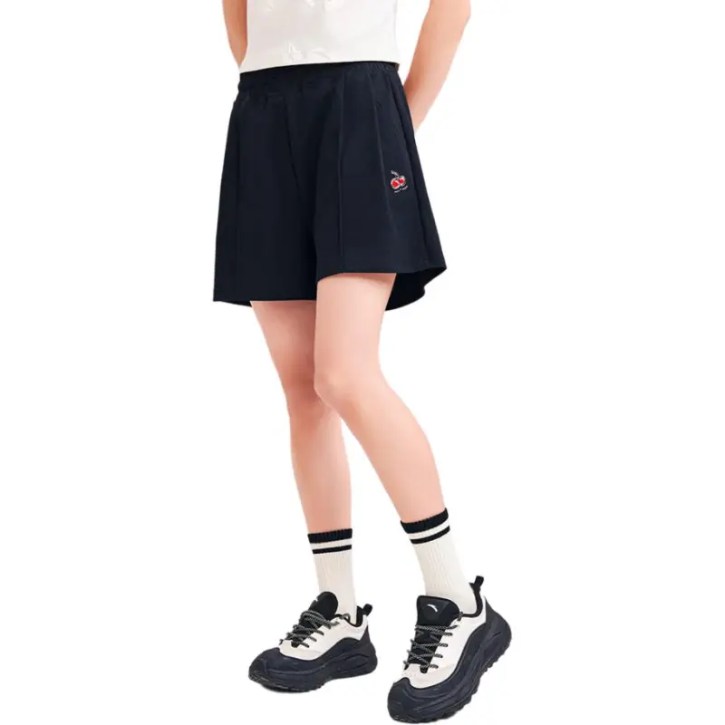 Anta Life Collection Casual Shorts Women's Basic Black-2