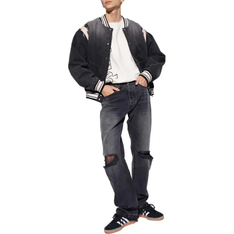 RHUDE Logo embroidered Bomber Jacket-2