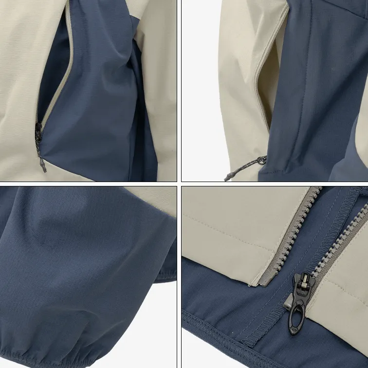 Oakley Wind And Water Repellent Windbreaker Jacket Unisex Khaki-2