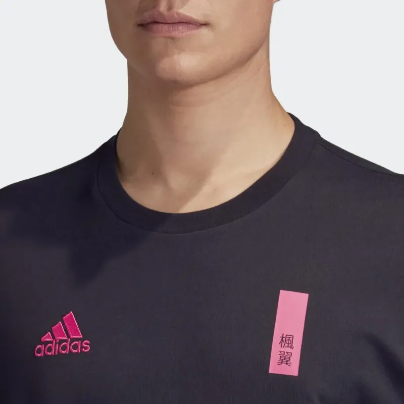 Adidas CAPTSUBA T Shirt Unisex Black/Pink-5