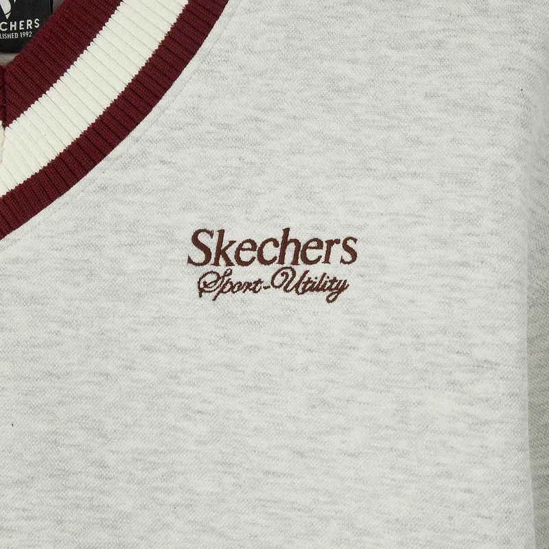 Skechers Sports Alliance Series Sweatshirt Women's Light Heather Gray-4