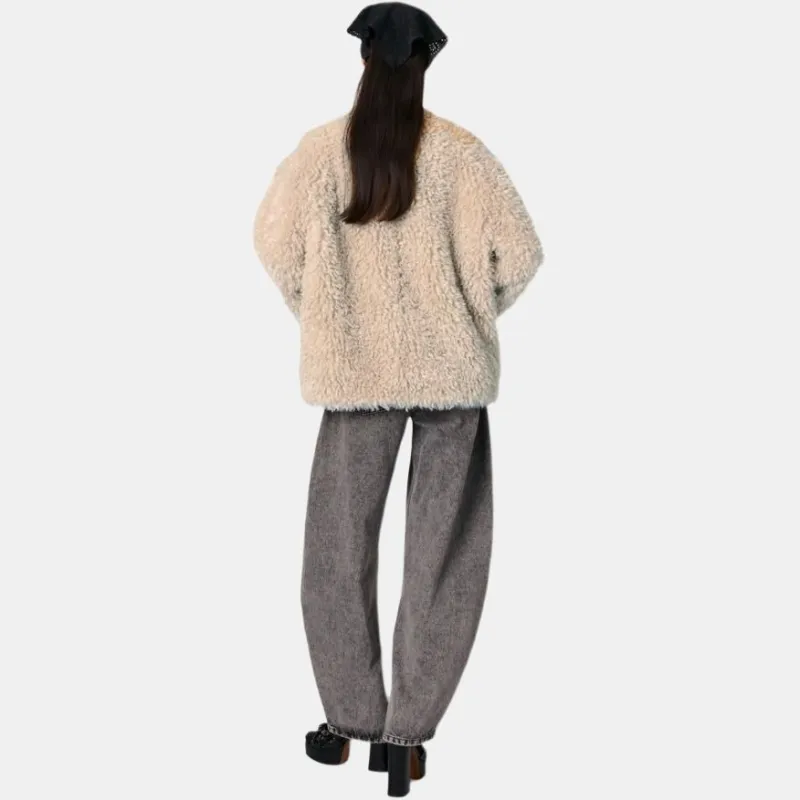 Maje Faux shearling Jacket-1