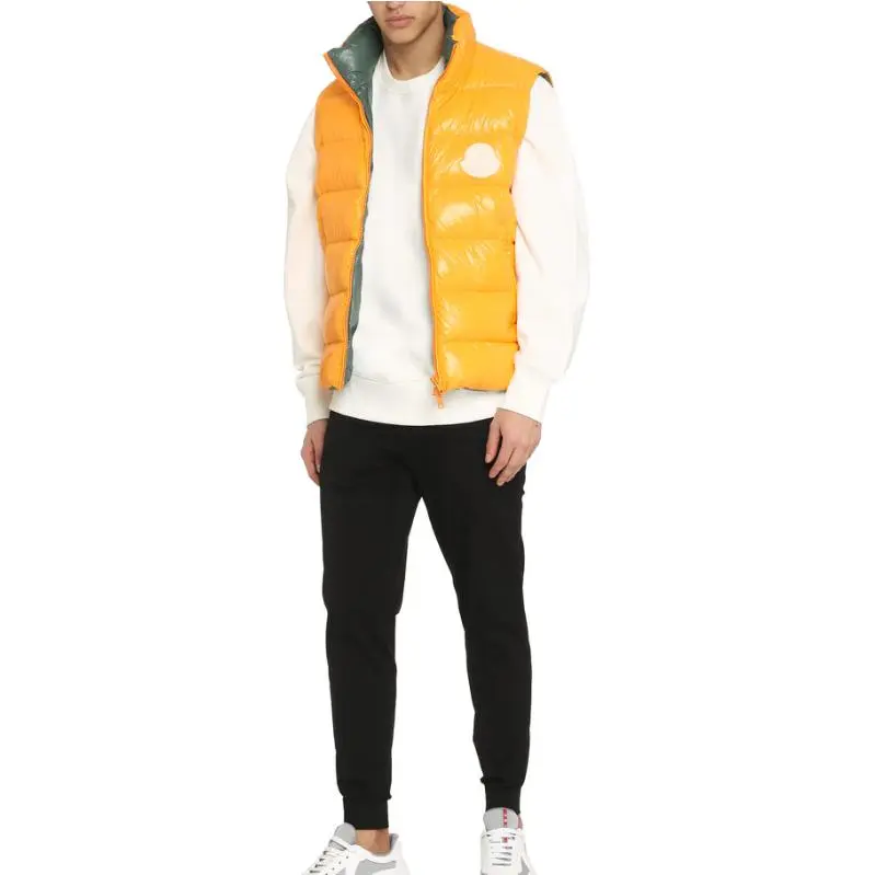 Moncler Vests Men Yellow-4