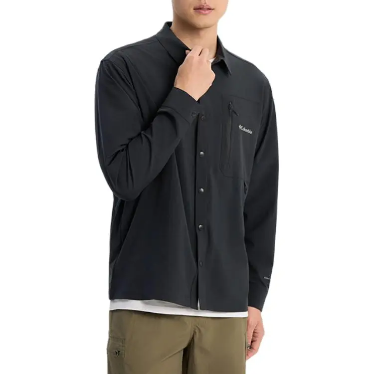 Columbia Transit SS25 Shirt Men's Black-2