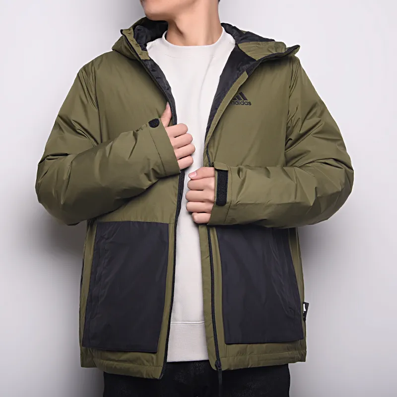 Adidas Down Jackets Men Army Green-1
