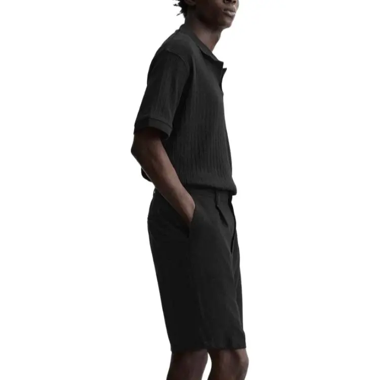 ZARA Polo Shirts Men Black-3