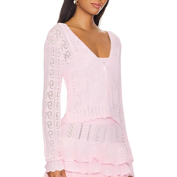 LOVESHACKFANCY Knitwear Women's Pink-2