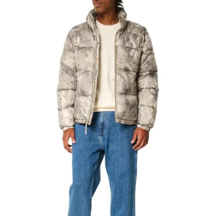 Hollister Puffer Jacket Men's Camouflage-2