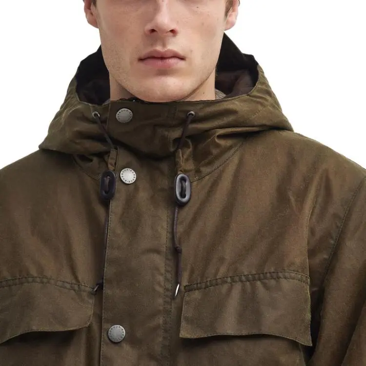 BARBOUR Pocket Detailed Durham Coat-2