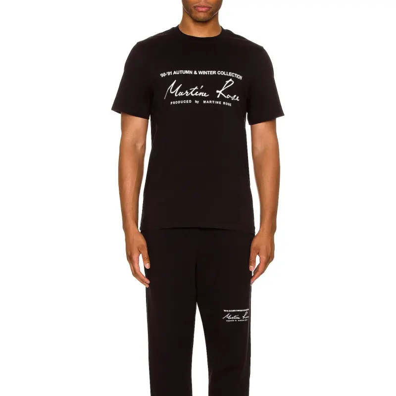 Martine rose '90/'91 AW Collection Logo T-shirt-4