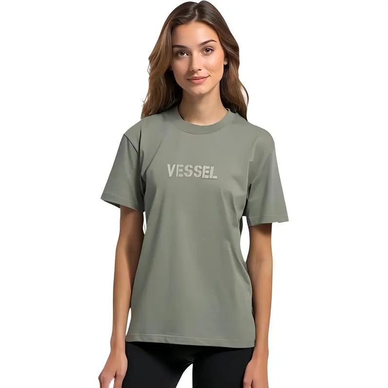 VESSEL T Shirt Unisex Gray Green-2