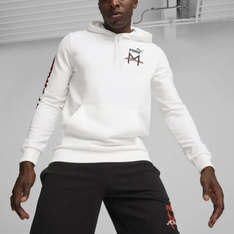 PUMA AC Milan Sweatshirt Men's White-2