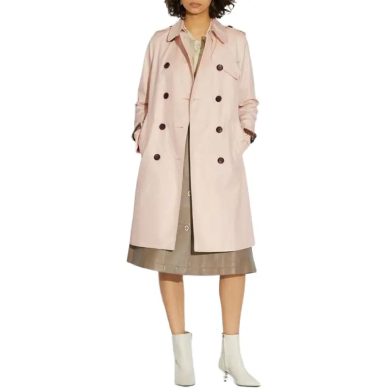 COACH Trench Coat Women's Almond-1