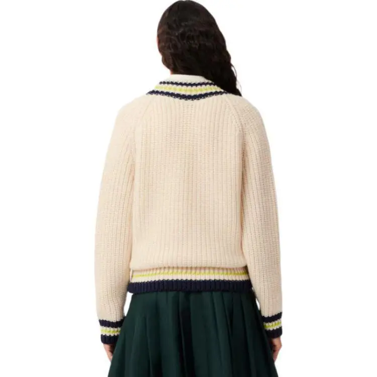 LACOSTE Classic V Neck Knitwear-1