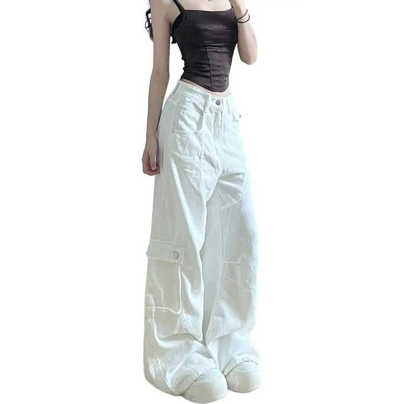 NHZN Jeans Women's White-1