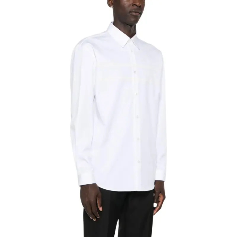 GUCCI Collared Long Sleeve Shirt-4