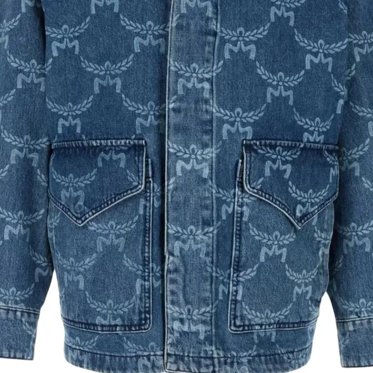 MCM Patterned Denim Shirt-3