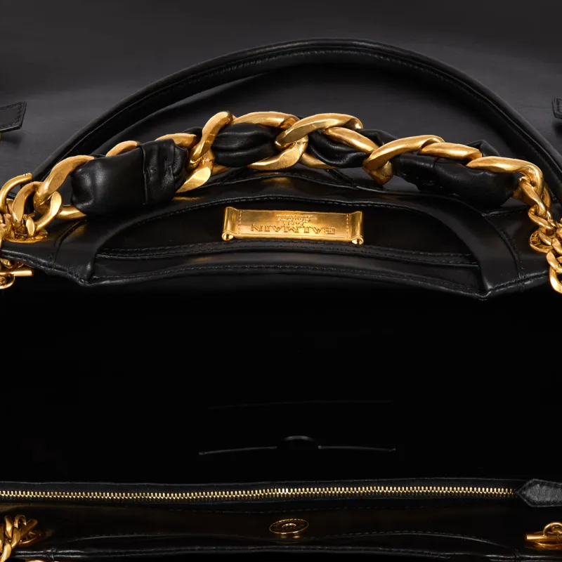 BALMAIN Crewneck Tote Bag-4