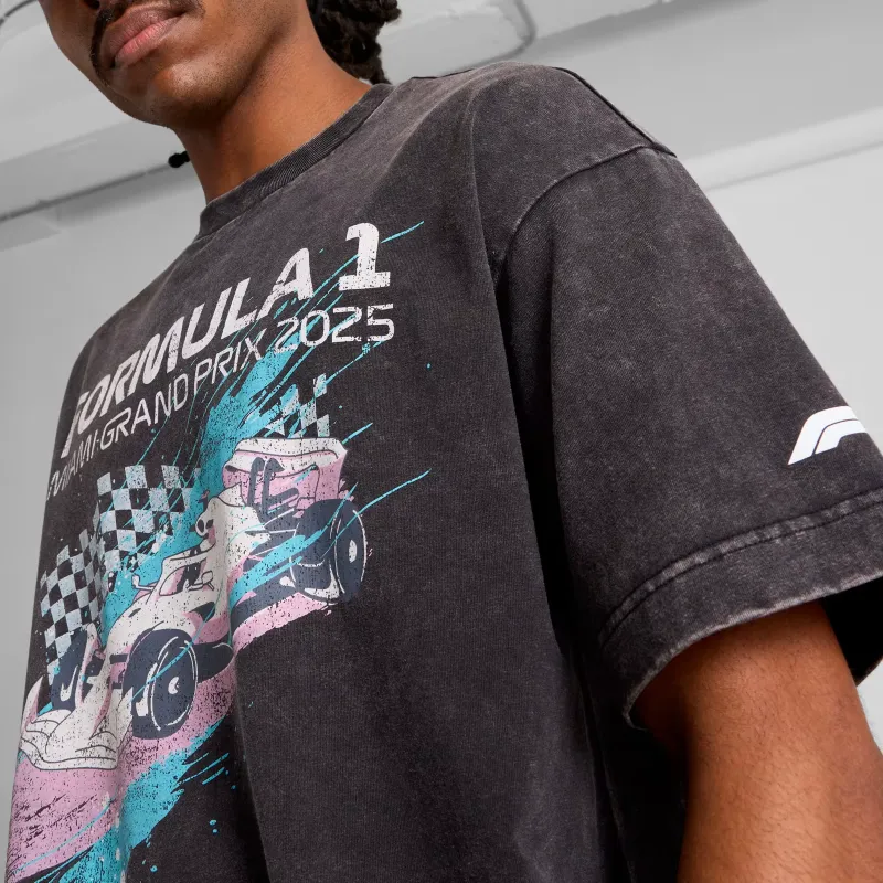 PUMA Playera Estampada Para Hombre F1® Miami Splash-3